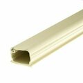 Swe-Tech 3C 3/4 inch Surface Mount Cable Raceway, Ivory, Straight 6 foot Section, 20PK FWT31R1-000IVBX